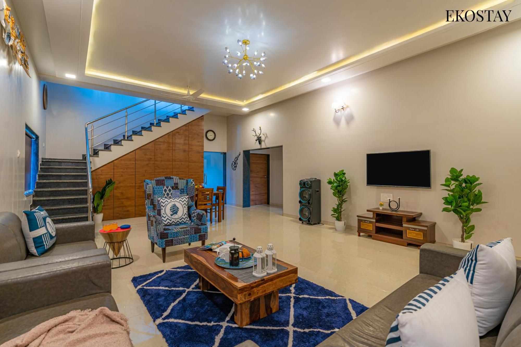 Ekostay Gold Palm Estate I Cricket Turf I Rain Dance I 2 Acre Property Карджат Экстерьер фото