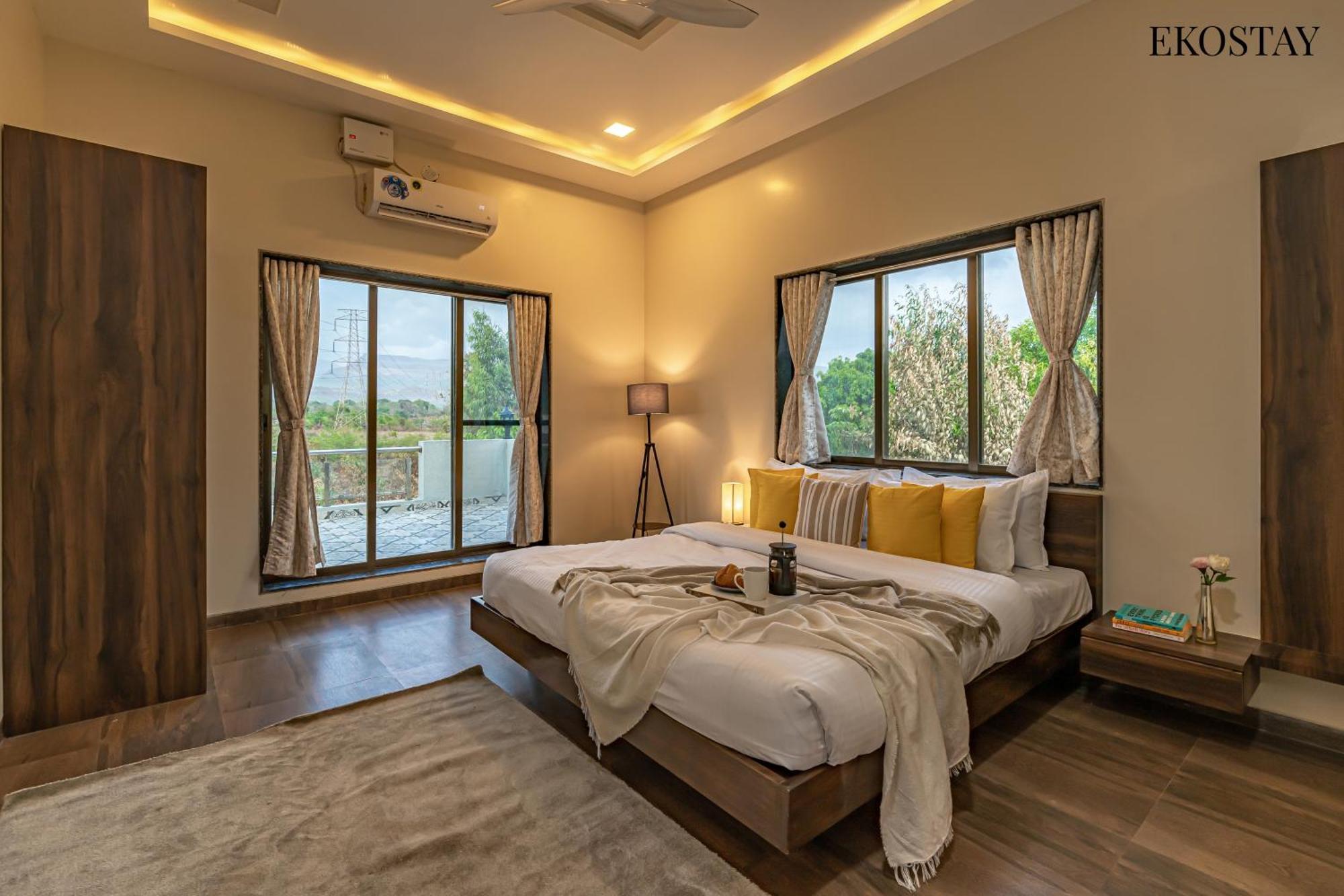 Ekostay Gold Palm Estate I Cricket Turf I Rain Dance I 2 Acre Property Карджат Экстерьер фото